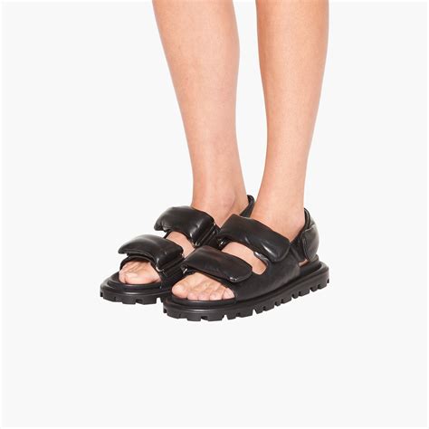 Nappa leather sandals 